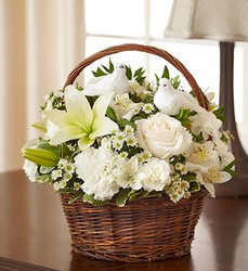 Peace, Prayers & Blessings<br>All White Davis Floral Clayton Indiana from Davis Floral